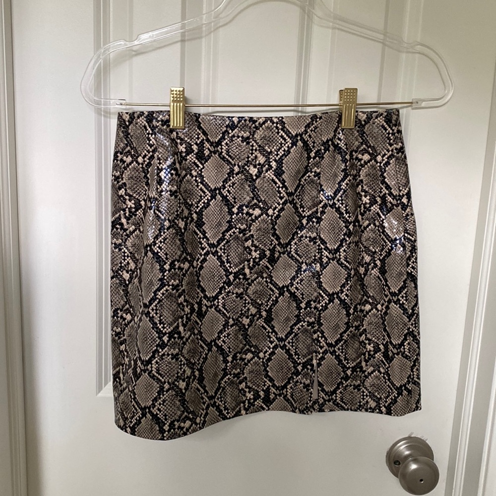 Snakeskin Zara Skirt
